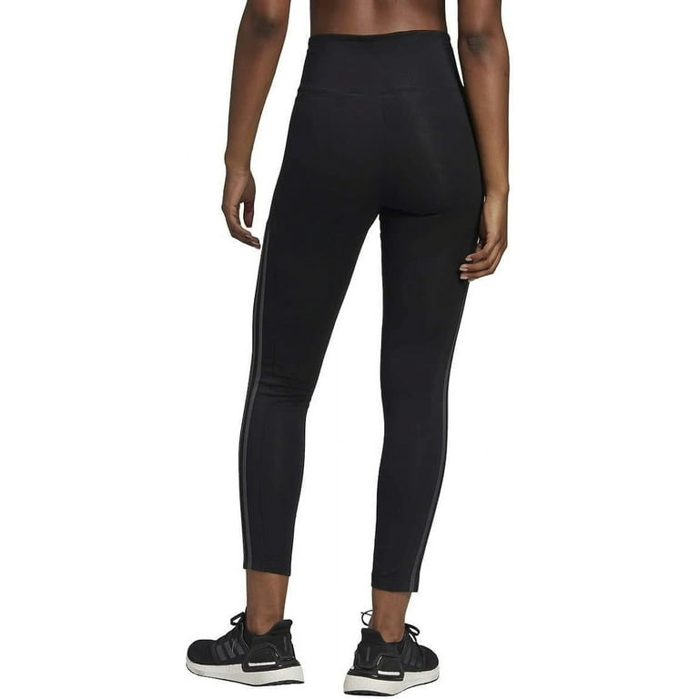 adidas Leggings for Women Cotton Leggings Black Leggings High Waisted 7 8 Length Black XXL