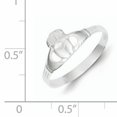 thumbnail image 2 of 925 Sterling Silver Claddagh Ring Celtic, 2 of 6