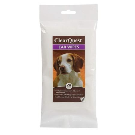 Ear Wipes - Pre-Moistened Wipes that Gently Remove Discharge from Dogs' and Cats' Ears, 24-Pack, The perfect way to promote top-notch aural.., By (Best Way To Remove Dog Pee From Carpet)