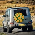 thumbnail image 5 of Pofeuu Orange Print Spare Tire Wheel Cover for Car Truck SUV Camper Universal Fit Spare Tire Cover RV Spare Tire Covers-16 inch, 5 of 6