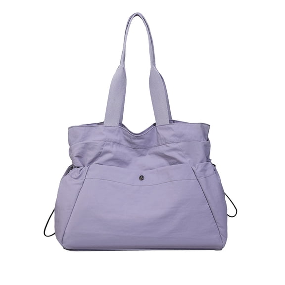 PUSPU Women's Multi-Pocket Drawstring Handbag, Versatile Tote for Travel, Gym & Office