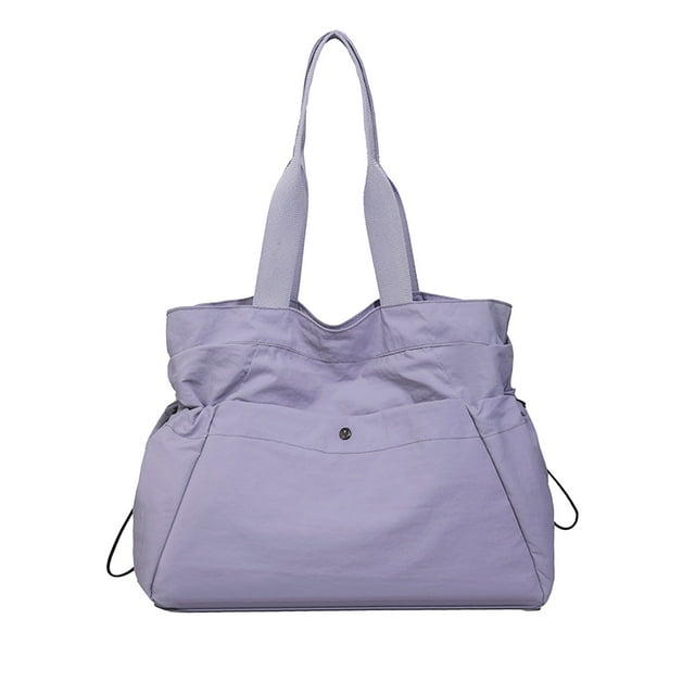 Wozhuo Women's Handbag With Multiple Pockets And Drawstring Designs Suitable For Travel Gym And Office Use Easter Home Decor