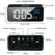 thumbnail image 3 of Reloj despertador digital, reloj de mesa digital LED con función de control de voz y visualización de temperatura, alarma de espejo con alarma dual Tiempo de repetición 4 niveles, 3 of 5