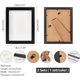 thumbnail image 2 of 2 cajas de sombra, vitrina de madera lista para colgar, caja de almacenamiento de madera para exhibición de joyas y alfileres para bodas, 2 of 6