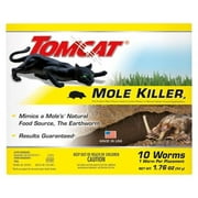 Motomco Tomcat 6 Count Mole Killer Contains Worm Shaped Baits