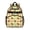 Hedgehog and Leaf Yellow Pattern, variant on Hedgehog and Heart Blue Pattern Cute School Backpack Bag for School with Padded Back and Adjustable Shoulder Straps 15.25"x11.5"x5.25"