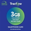 Tracfone Prepaid Wireless Smartphone 1 Year 365 Days Plan + SIM - Refill 1200 Minutes, 1200 TXTs, 3GB Data 3GB Data, 1200 Minutes, 1200 Texts, Unlocked Phones Compatible with AT&T/T-Mobile