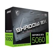 MSI GeForce RTX 5060 8G Shadow 2X OC Graphics Card, 8GB GDDR7, DPx3, HDMIx1, DLSS 4