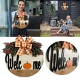 thumbnail image 4 of Cqxid Hangs Under $10 Halloween Wreath Or Door Hanging Decorations Home Wall Wreath Decorations Autumn Door Hanging Rattan Circle Thanksgiving Listing, 4 of 9