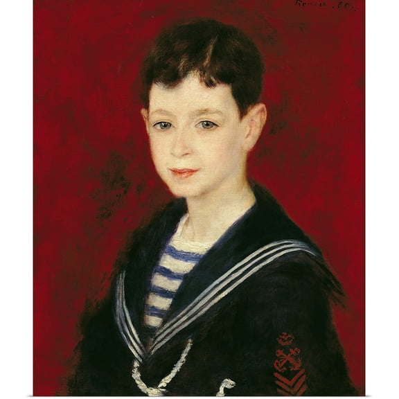Great BIG Canvas | Rolled Pierre Auguste (1841-1919) Renoir Poster Print entitled Portrait of Fernand Halphen (1872 1917) 1880