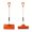 Orange, variant on Wide Snow Shovel for Pushing Snow Detachable Plastic Snow Shovel with Aluminum Shaft Portable Winter Snow Shovel for Driveway Patio Outdoor Snow Removal Tool Orange Color