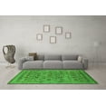 thumbnail image 3 of Ahgly Company Indoor Square Oriental Green Industrial Area Rugs, 6' Square, 3 of 4