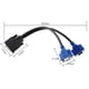 thumbnail image 3 of Adaptador VGA Splitter Cable Cable Cable de Alambre del Cable Adaptador Cable del Adaptador del Adaptador, PIN VGA DMS59 Un cable VGA Cable VGA Proyector de cable VGA Para, 3 of 7