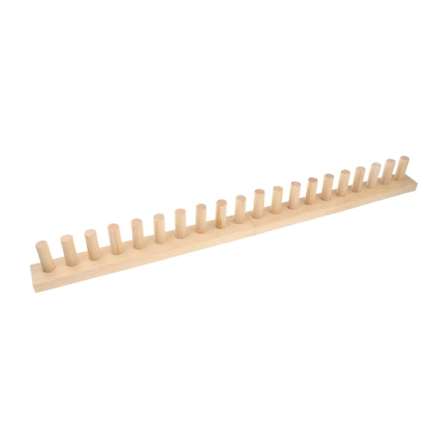 Kit de telar de madera para tejer, telar de mantas voluminoso, manualidades, portátil, resistente, decoración del hogar, marco de clavijas de madera a