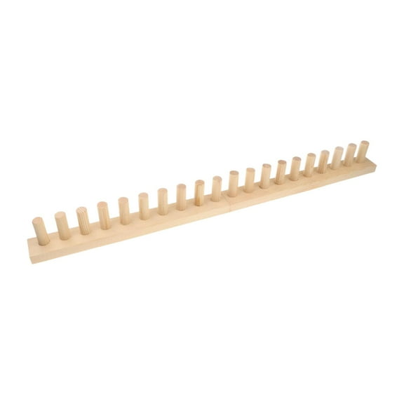 FVDPWYE Knitting Frame for Thick Yarn Blankets, Adjustable Size, Assembly Required, DIY Wooden Frame for Home Decor, Ideal for Hand Knitting for Beginners