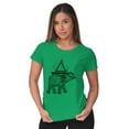 thumbnail image 3 of Spiritual Animal Elephant Triangle Womens Slim Fit Graphic Tee Brisco Brands S, 3 of 5