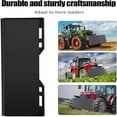 3/8 inch Thick Universal Quick Attach Mount Plate, Heavy Duty Skid Steer Mount Plate Attachment