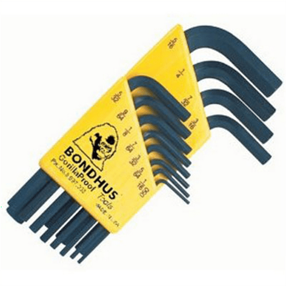 Bondhus Corp. 12pc Set L-Wr .050-5/16-Short