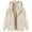 Khaki, variant on Oalirro Fleece Lined Coat for Women Zip Up Casual Winter Warm Overcoat Hooded Outwear Heart Print Jacket with Pockets