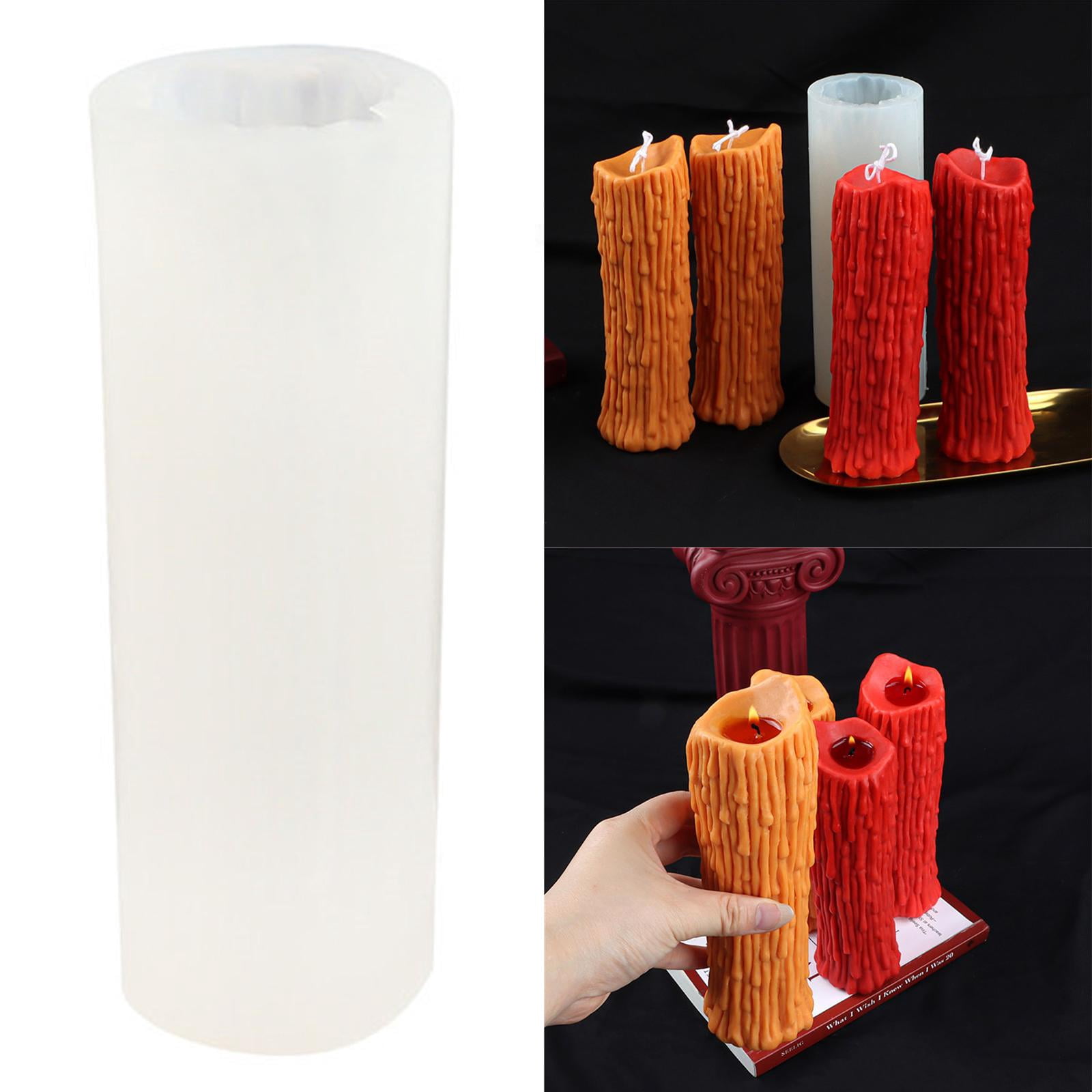 WE-POLUJ Teardrops Candle Mold DIY Craft Silicone Mold for Making Candle Plaster Ornament