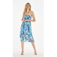 thumbnail image 2 of Robe Hawaïenne Luau à Imprimé Floral pour Femmes m SImply Blue Palms, 2 of 5