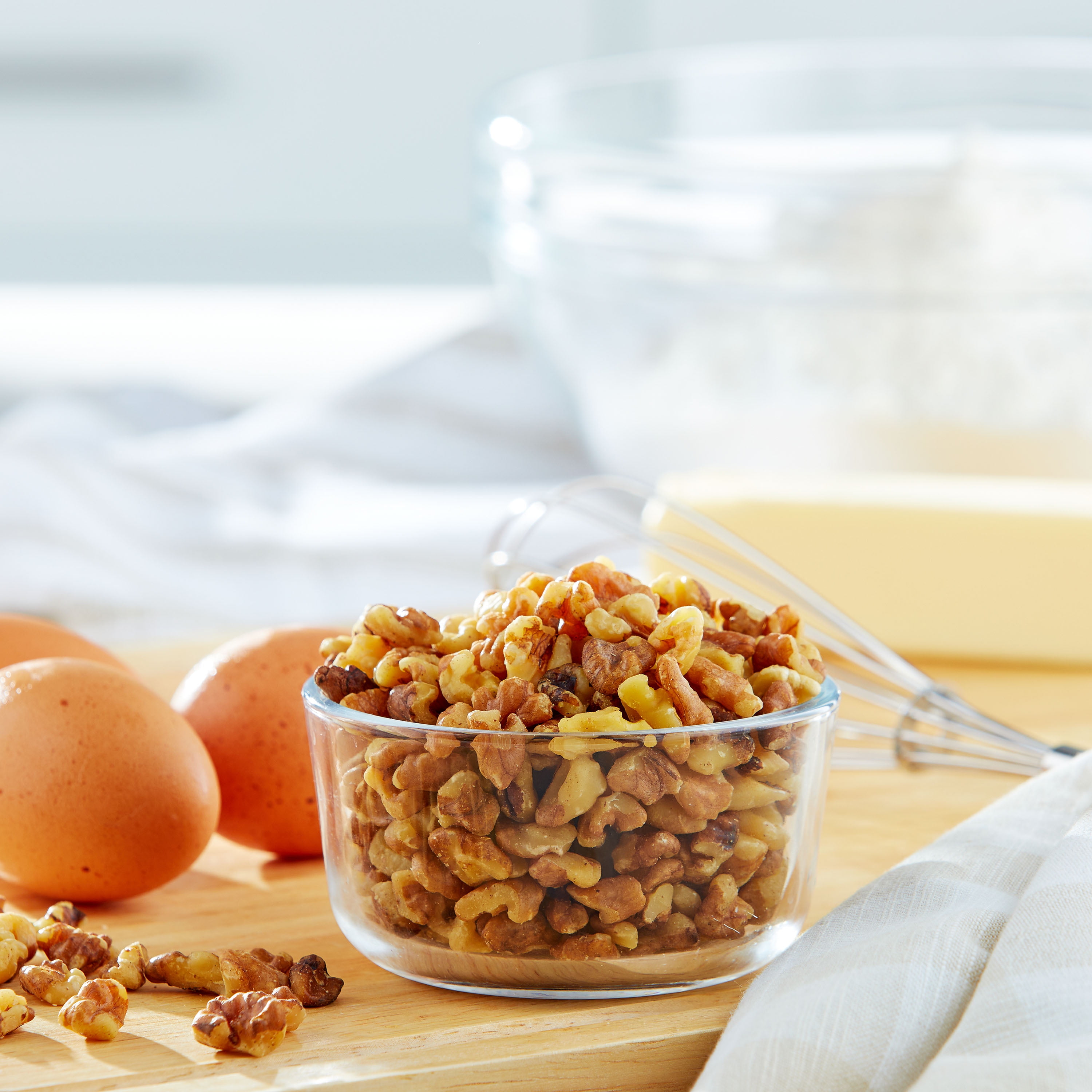 (4 pack) Great Value Chopped Walnuts, 24 oz