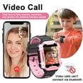 thumbnail image 3 of PTHTECHUS S07 Smart Watch for Boys Girls Smartwatch for Kids with 4G SIM GPS Video Call Pedometer MP3 Flashlights Calculator Alarm Clock Children Touch Screen Pink, 3 of 8