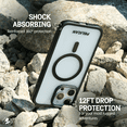 thumbnail image 3 of Pelican Ranger Apple iPhone 16 Pro Max MagSafe Compatible Case - Frosted Clear, 3 of 7
