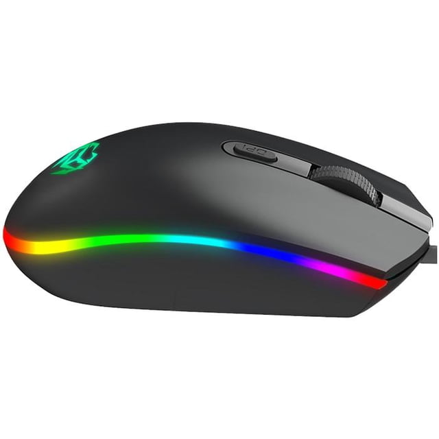 Mouse Gamer Dinamico para Oficina, MXBIC-001, Tipo 5D, Alámbrico, Láser Óptico, Negro VentDepot HotShot Mouse Gamer Dinamico para Oficina