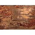 thumbnail image 1 of Ahgly Company Indoor Rectangle Oriental Orange Industrial Area Rugs, 7' x 9', 1 of 4