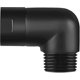 thumbnail image 1 of Hand Shower Elbow Adapter For 90 Degree Shower Arm Matte Black, 1 of 5
