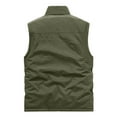 thumbnail image 3 of zfhfof Men's Casual Outerwear Vest Lightweight Zip Up Sleeveless Jacket Outdoor Work Hiking Travel Padded Vest with Pockets, 3 of 4