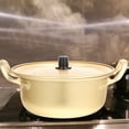 thumbnail image 2 of 1 Set Hot-pot Pot Double Handle Pot Noodle Cooking Pot Aluminum Wok with Spoon, 2 of 8