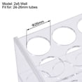 thumbnail image 4 of Uxcell 2x6 Wells Acrylic Test Tube Holder Rack Clear for 50ml Centrifuge Tube, 4 of 5