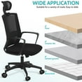 thumbnail image 3 of PEACNNG 5 Pcs Roulettes pour Meubles Pieds Roulettes Attachables Roulettes de Chaise Roulettes pour Chaises Commode Canapé Armoire, 3 of 8
