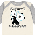 thumbnail image 4 of Inktastic My Daddy's 1st Fathers Day Boys Long Sleeve Baby Bodysuit, 4 of 5