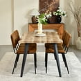 thumbnail image 2 of Homy Casa Garden Stools Set of 4 Non-Slip Outdoor Stools, Suede Brown, 2 of 9