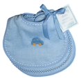 thumbnail image 1 of Raindrops Baby Boys Solid Pastel Teething Bib Set, Blue, 1 of 3