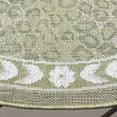 thumbnail image 3 of Safavieh Courtyard Candace Spotted Indoor/Outdoor Area Rug, Light Green/Ivory, 4' x 4' Round, 3 of 10