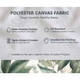 thumbnail image 5 of Soimoi Upholstery Fabric for Sofa, Chairs & Outdoor Dcor, Water-Resistant Home Dcor Fabric by the Yard, 56" Wide, Floral Theme, White, 5 of 7