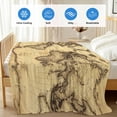 thumbnail image 4 of Beige Map Cooling Blanket,Lightweight Breathable Summer Throw Blanket with Double Sided Cold Effect,Retro Farmhouse Abstract Illustration Art Picnic Blankets Bed Sheet for Hot Sleepers 60"x80", 4 of 8