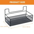 thumbnail image 6 of Viveous No Drilling Wall Mounted Storage Basket Versatile Hanging Wire Storage Basket, 6 of 10
