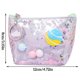 thumbnail image 5 of Vogacara Bolsa de maquillaje impermeable con cierre de cremallera, bolsa de almacenamiento de cosméticos de PU, lápices labiales, bolígrafos, Bolsas de maquillaje, 5 of 6