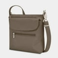 thumbnail image 2 of Travelon Women's Polyester Zipper Anti-Theft Classic Mini Shoulder Bag, NUTMEG, 2 of 4