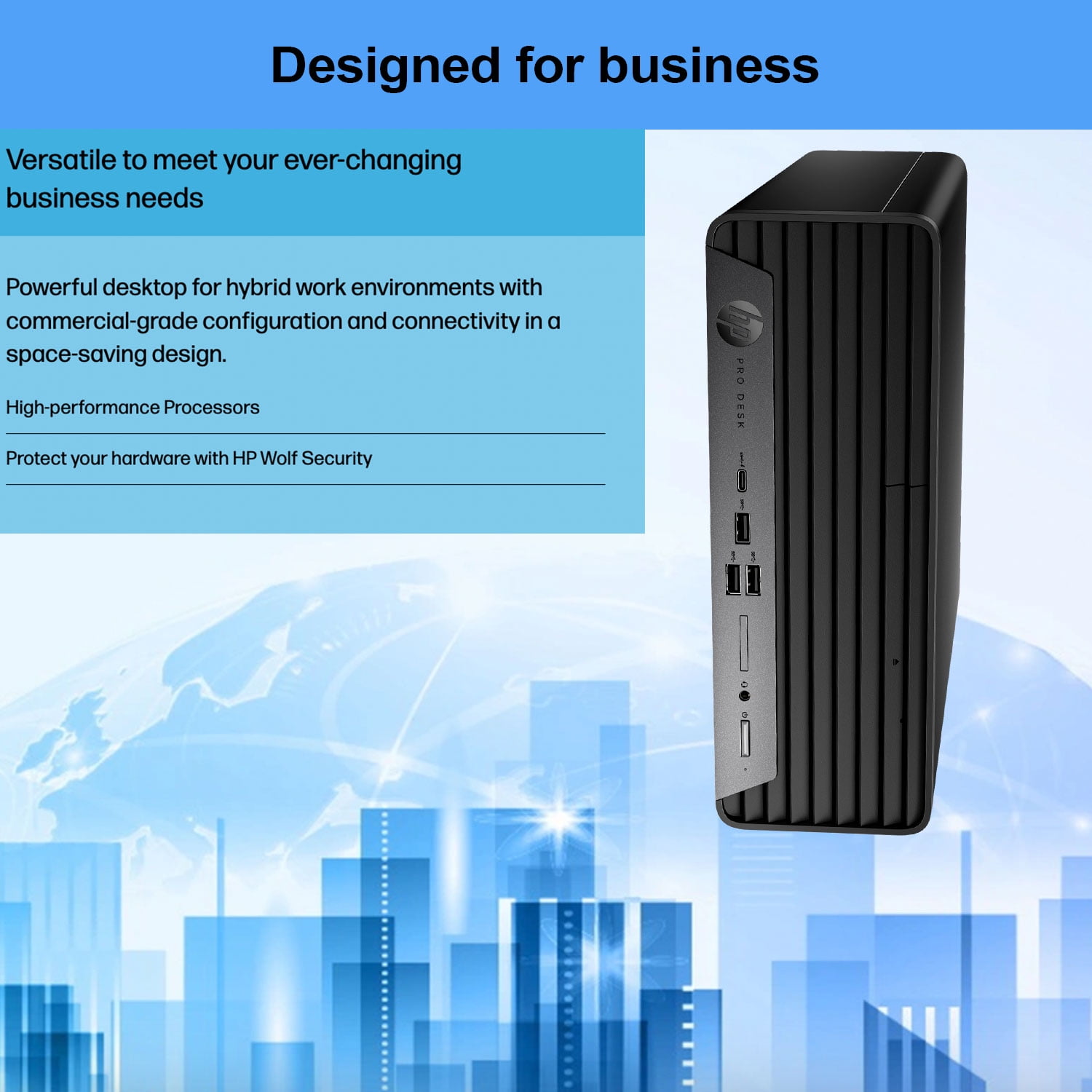 HP ProDesk 400 G9 SFF Business Desktop PC, Intel Core i5-13500 