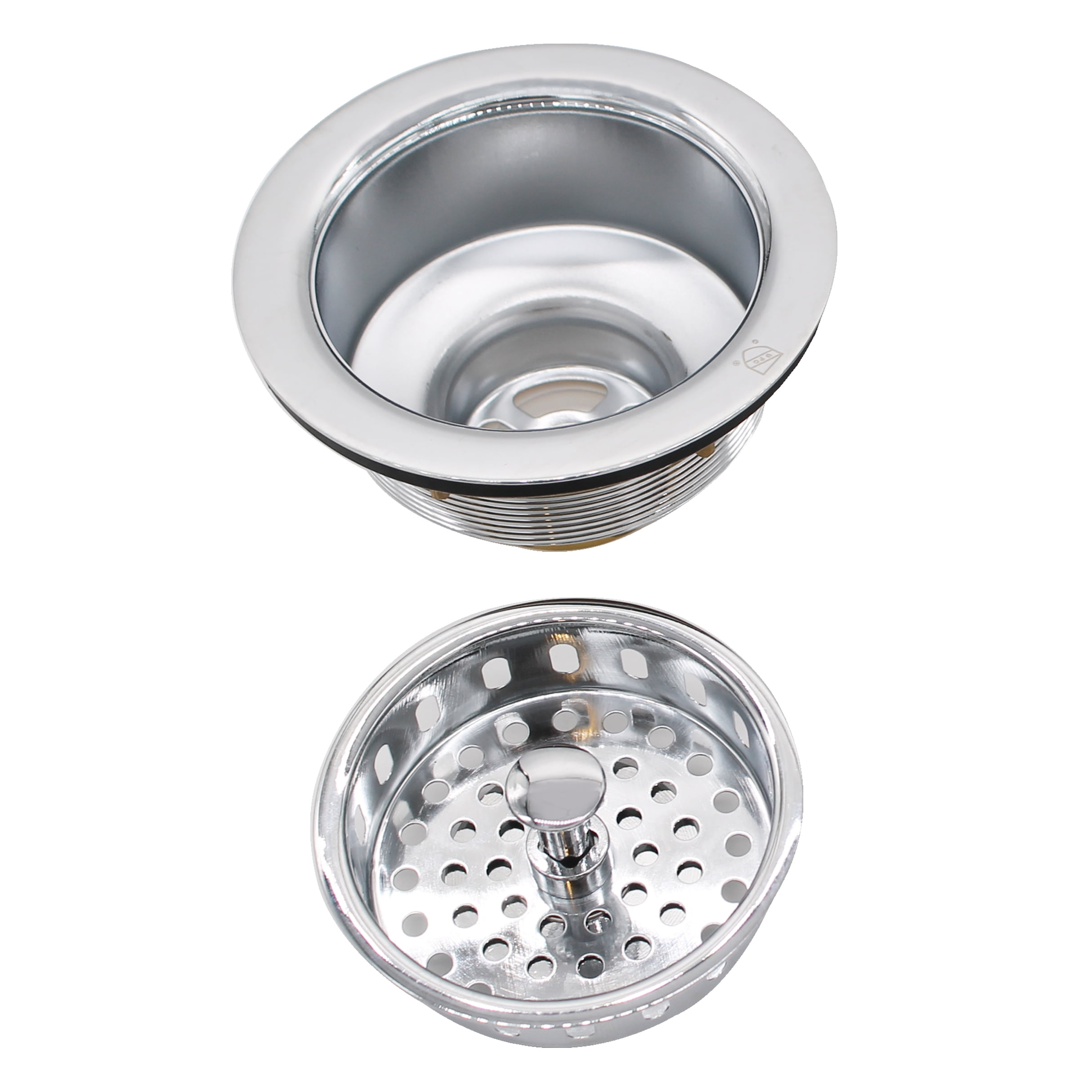 Westbrass 9" Victorian 1-Lever Cold Water Dispenser Kit with Under Sink Filter System, Kitchen Sink Strainer & Disposal Trim Set, Polished Chrome