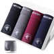 thumbnail image 1 of 4 Uds. Bragas para hombre, pantalones cortos sexis, ropa interior de algodón, bóxers transpirables para hombre, calzoncillos de marca sólidos Tan Jianjun unisex, 1 of 2