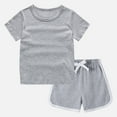 thumbnail image 5 of Toddler Girls Cute Flower 2Pcs Summer Outfits Set – Short Sleeve T-Shirt and Pants (Gift Idea) Summer 2Pcs Gift Outfits Set Girls' Clothing Set Girls Summer Set 1-10 Years,9-10 Years, 5 of 9