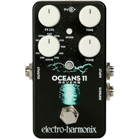 Electro-Harmonix Oceans 11 Multifunction Digital Reverb Effects (Best Vintage Reverb Pedal)