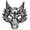 Silver, variant on GOBWCOT Halloween Wolf Mask Animal Half Face Mask for Masquerade Party Costume Cosplay Prop for Men Women